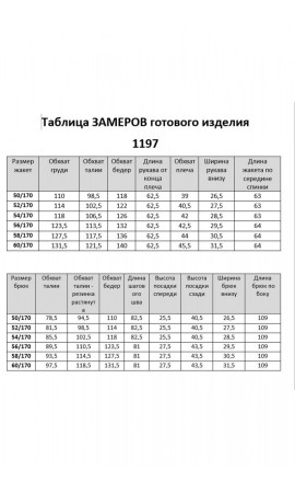 Костюм/Vi ORO/50 52 54 56 58 60